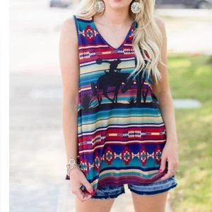 Crazy Train The American Way Tank Top Size Small